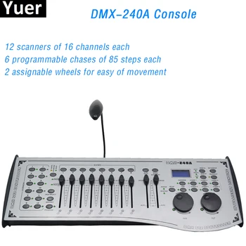 YENİ 2020 DMX 240A Denetleyici Sahne Disko DJ Aydınlatma Ekipmanları DMX 512 Kontrol LED çakarlı lamba Hareketli Kafa Spot