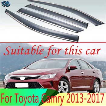 Toyota Camry 2013 2014 2015 2016 2017 Plastik Dış Visor Havalandırma Tonları Pencere Güneş Yağmur Guard Saptırıcı 4 adet