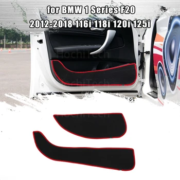 Koruyucu Mat Kapı İç Koruma Yan Kenar Kapak Araba Kapı Anti Kick Pad Sticker BMW 1 Serisi için F20 2012-18 116i 118i 120i 125i