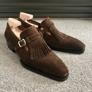 Erkekler saçak loafer'lar elbise Ayakkabı moda Slip-On Moccasins Erkek ayakkabı tasarımcısı loafer'lar erkekler