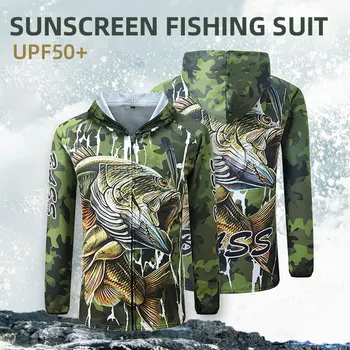 MASCOTTE Giyim Balıkçılık Gömlek Erkekler Uzun Kollu Güneş Koruma Gömlek Hızlı Kuru Spor Balıkçılık Kıyafetleri Açık Balıkçılık Pantolon