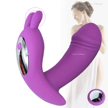 Giyilebilir G-Spot Vibratör Yapay Penis Kablosuz Uzaktan Kumanda Titreşim Külot Seks Oyuncakları Kadın Mastürbasyon Klitoris Stimülatörü Yetişkin