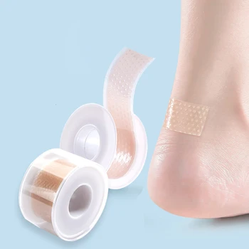 1 Rulo Silikon Jel Ayak Nasır Ayak Parmak Koruyucu Bant Halluks ışıklı ayakkabı Yastık Anti-sürtünme Yüksek Topuk Ayak Pedleri Sticker