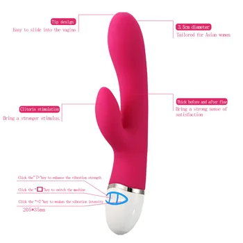 G Noktası Tavşan Vibratör Yetişkin Seks Oyuncakları Klitoris Stimülasyon Su Geçirmez Kişisel Yapay Penis Vibratör Sessiz Seks Oyuncakları Kadınlar için Şarj Edilebilir