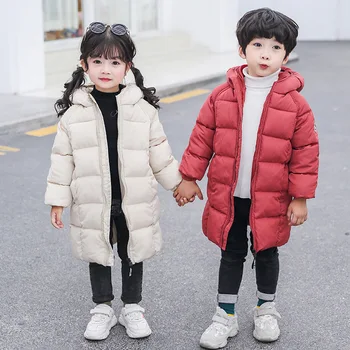 Kız Bebek Çocuk aşağı ceket Ceket 2021 Güzellik Sıcak Artı Kalınlaşmak Kış Sonbahar Pamuk Giyim Kapşonlu çocuk giyim