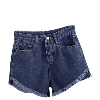 yeni varış rahat sıcak satış denim kadın şort Orta waists kürk astarlı bacak açıklıklar Artı boyutu seksi kısa kot pantolon