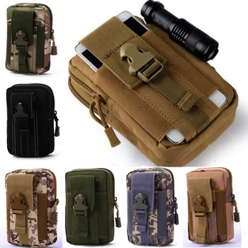 1 ADET Erkekler Taktik Molle Kılıfı Kemer Bel paket çantası Küçük Cep Askeri Bel Paketi Koşu Çantası Yumuşak Geri Seyahat Kamp Çantaları