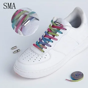 Yeni Manyetik Ayakabı Elastik Kilitleme Ayakkabı Bağı Çocuklar Yetişkin Unisex Sneakers Danteller Dizeleri Özel Yaratıcı Hiçbir Kravat Ayakkabı Dantel T3-5