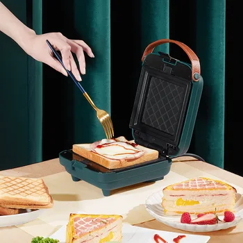Elektrikli Sandviç Makinesi Mini Ayrılabilir Waffle makinesi Tost Gözleme Yapımcısı Ev Hafif Gıda Çok Fonksiyonlu Kahvaltı Makinesi