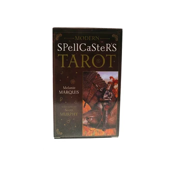 Sıcak Satış Spellcaste Tarot Kartları .Yeni Başlayanlar Parti Oyunları için Tarrot Kartları . Wiccan Malzemeleri Ticaret Boardgame Rune