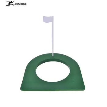 Yeşil ve bej golf vuruş Fincan GOLF/Açık Düzenleme Koyarak Fincan Delik Atıcı Uygulama Eğitmen Bayrağı Yardım 1 adet