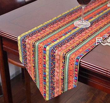 #272 Tayland renkli baskılı masa yemeği koşucu mat süsleme 30*180 cm ters ücretsiz kargo toptan