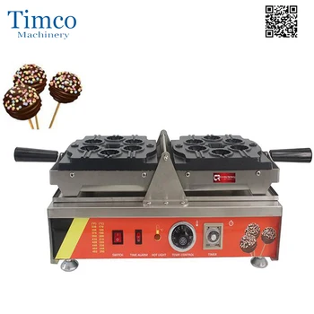 TIMCO Lolipop Waffle makinesi 7 adet Ticari Elektrikli 110/220V Lolly Şekli Yapışmaz Waffle Makinesi