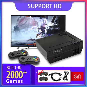 Video oyunu Konsolu Dahili 2000 Oyunları Denetleyicisi ile Klasik Tak ve Çalıştır TV Oyun Oyuncu için GBA / GB / PS1 Desteği HD Çıkışı