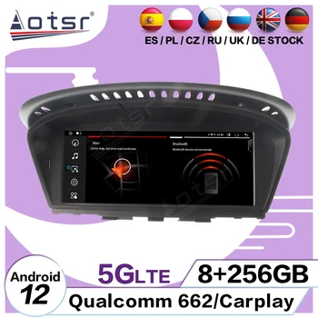 8 + 256GB Carplay Android 12 Oyuncu İçin BMW 3 Serisi 5 Serisi E60 E61 E62 E63 E90 E91 CIC CCC GPS Navi Araba Stereo Radyo Kafa Ünitesi