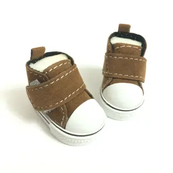 5 CM Mini Oyuncak Ayakkabı Rahat BJD Snickers Ayakkabı BJD Bebekler için, 1/6 BJD Bebek Ayakkabı Oyuncak Botları, moda Bebek Aksesuarları 12 çift / grup