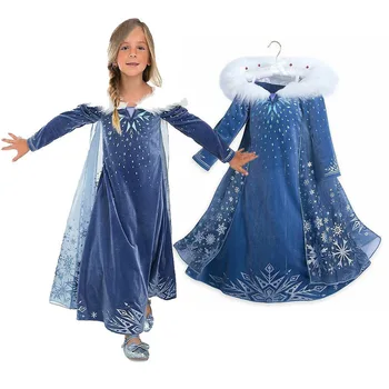 kız vaftiz elbise resmi cosplay karikatür elbise robe 3-8years kız çocuk çocuk parti ziyafet prenses elbise elbise
