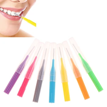 10 Adet Ortodonti Parantez İnterdental Fırça Temiz Dişler Arasında Ağız Bakımı Diş Çubukları diş ipi Diş Temizleme Aracı Diş Fırçası