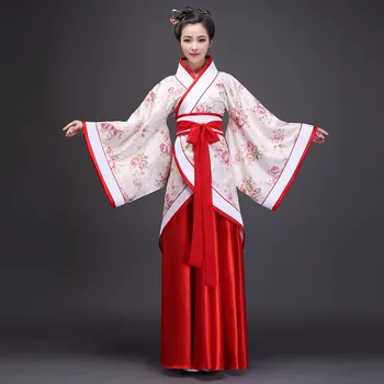 2020 Hanfu ulusal kostüm Antik Çin Cosplay Kostüm Antik Çin Hanfu Kadınlar Hanfu Elbise Bayan Çin Sahne Elbise
