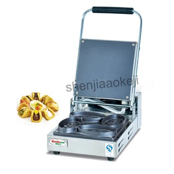 1 adet Ticari waffle makinesi makinesi elektrikli Çörekler makinesi ev kavrulmuş waffle makinesi kek aperatif ekipmanları 220 v 1009 w