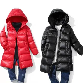 Kız Erkek Ceket çocuk giyim 2 To10 Yıl Kış Giyim Sıcak Beyaz Ördek Aşağı Kalın Çocuk - 30 Derece Rahat Parkas