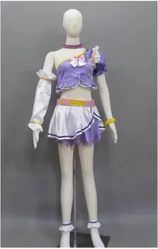 Okul idol projesi Aşk Canlı!Müzik başlıyor!! Nozomi Tojo Elbise Cosplay Kostüm Cadılar Bayramı kostümleri kadınlar için özel yapılmış olabilir