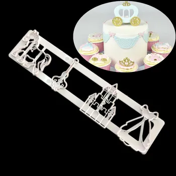 Noel Karikatür Hayvan Düğün kurabiye kesici 25x5. 5cm Çikolata Bisküvi Kesme Die Kek Damga Kalıp Mutfak Pişirme Araçları