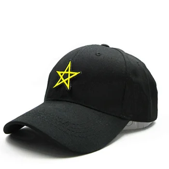2021 Altın Beş yıldızlı Nakış pamuklu beyzbol şapkası hip-hop şapka Ayarlanabilir Snapback Şapka Erkekler ve Kadınlar için 180