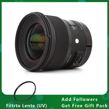 Sigma 24mm F1. 4 DG HSM Sanat canon lensi veya Nikon Dağı
