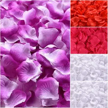 38 Renkler 20000 adet/grup Toptan Sıcak Renk Yapay İpek Gül Yaprakları Düğün Veya Olay Parti İçin Çiçekler