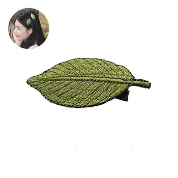 Genshin Etkisi Sayu Zaoyou Cosplay Şapkalar Yeşil Yaprak Saç Tokası Saç Tokası Saç Pin Anime Cadılar Bayramı Cosplay Kostüm Aksesuarları