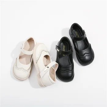 2022 Moda ayakkabılar Sıcak Satış Deri Ayakkabı Çocuk deri ayakkabı Okul 26-35 Prenses Ayakkabı