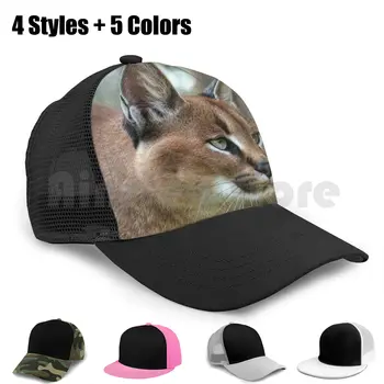 Caracal (Renk Versiyonu ) beyzbol şapkası Ayarlanabilir Snapback Şapka Hip Hop Caracal Kediler Hayvanlar Yaban Hayatı Miras Vakfı