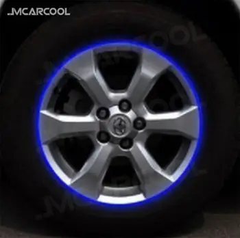 Oto Araba motosiklet tekerleği Jant Sticker Modifiye Jant Lastik Yansıtıcı Sticker Dekorasyon İç Parçaları Evrensel Araba İçin