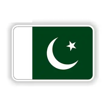 Komik 13cm x 8.6 cm Pakistan Bayrağı Kişilik Araba Çıkartmaları Arabalar Assessoires Çıkartması Vinil Malzeme Dekorasyon