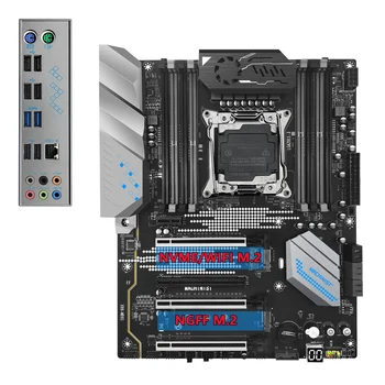 Yeni MAKİNİST E5 MR9S E5 LGA 2011-3 Anakart Desteği Xeon E5 2666 V3 CPU İşlemci Desteği DDR4 RAM Bellek