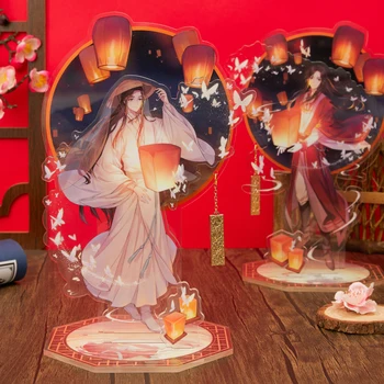 Anime Tian Guan Ci Fu Xie Lian Hua Cheng Antik Akrilik BL Standı şekilli kalıp Plaka Şeffaf masa dekoru Oyuncak Cosplay 25cm